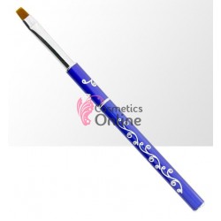 Pensula de unghii Mollylac cu capac pentru constructie unghii cu Gel nr 6, model 84253